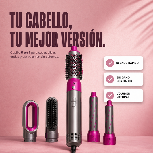 Cepillo Moldeador 5 en 1
